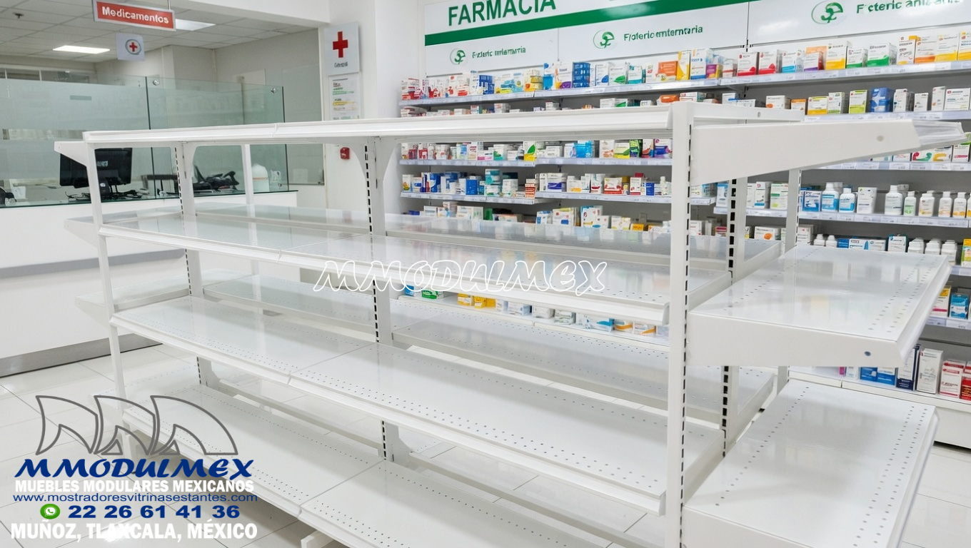 Gondola Ligera Para Farmacias 5