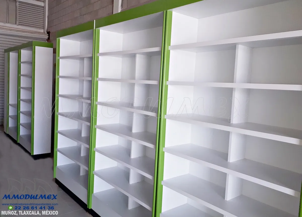 Estante Para Farmacia Verde 3
