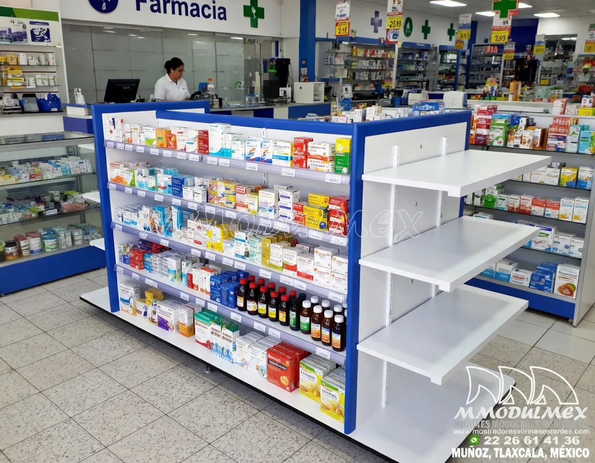 Gondola De Melamina Para Farmacia