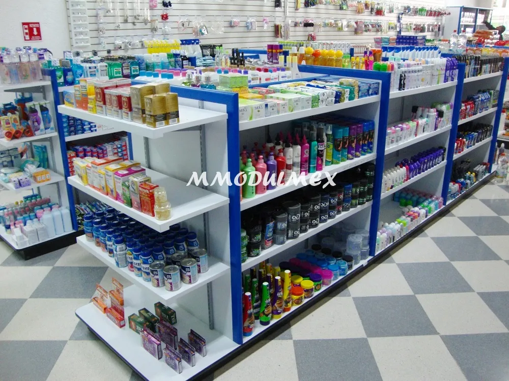 Góndolas y exhibidores para negocio