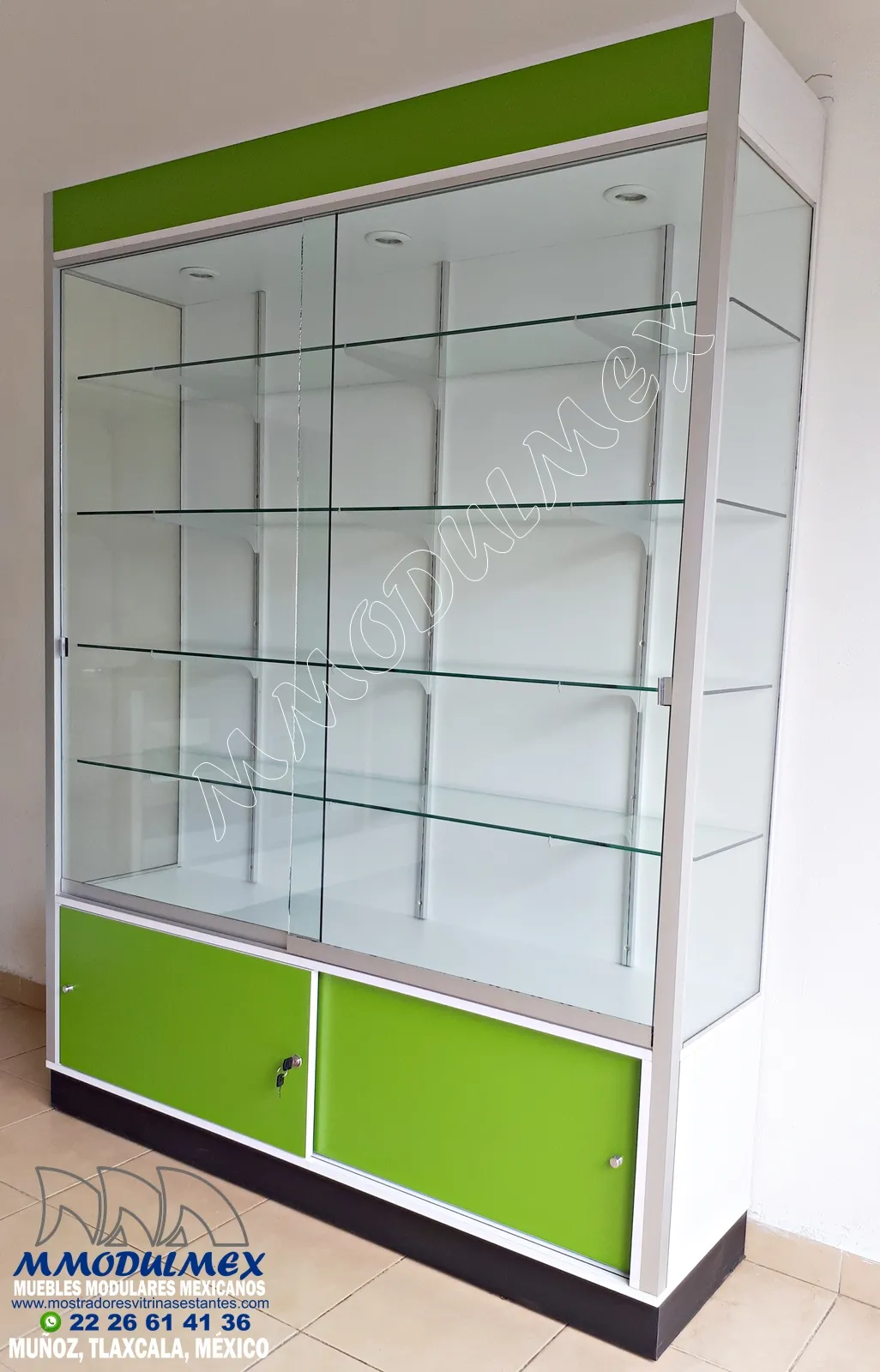 Vitrina Aparadora Verde