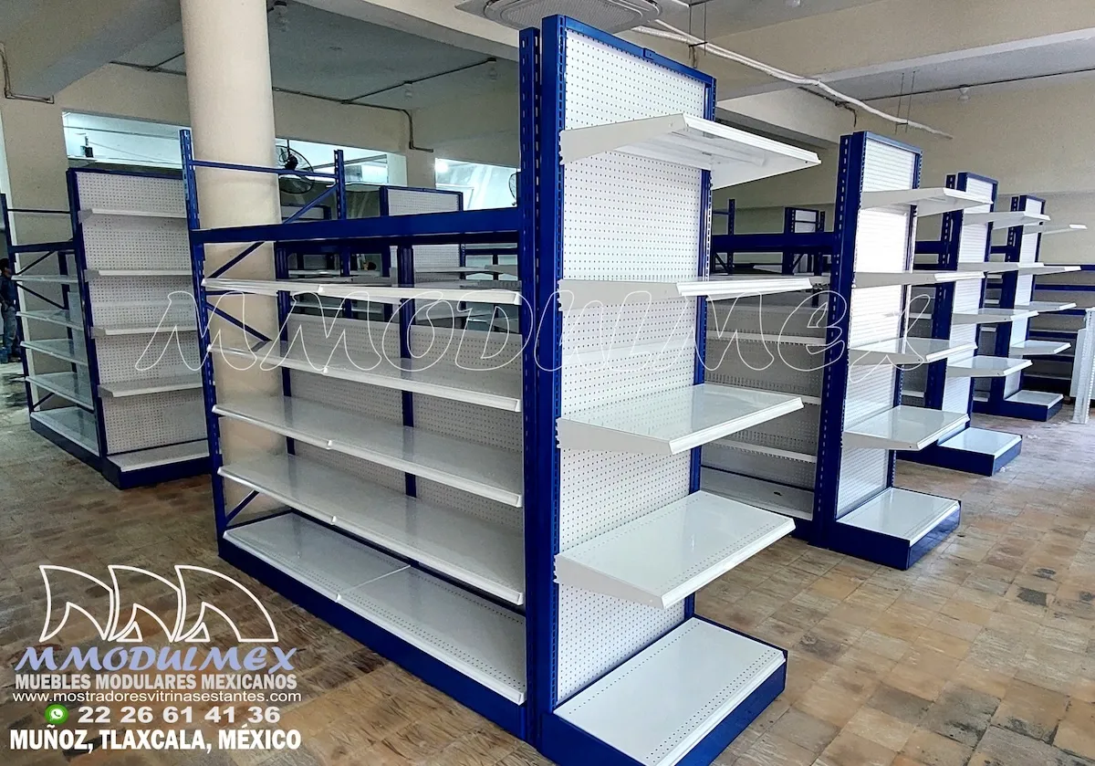Gondola Metalica Con Rack Sp