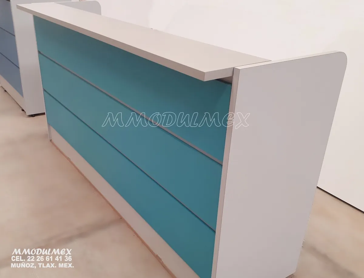 Mueble de recepción sobre diseño